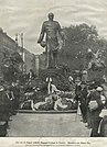 Dresden: Ceremonial unveiling of the Bismarck Monument by Robert Diez in 1903 (1946-1947 damaged and despoiled)