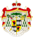 Wappenmantel im Wappen des Johann Franz Eckher von Kapfing als Fürstbischof von Freising