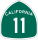State Route 11 marker