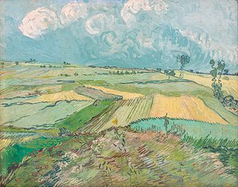 Wheat Fields After the Rain (The Plain of Auvers), 1890, oil on canvas, by Vincent van Gogh