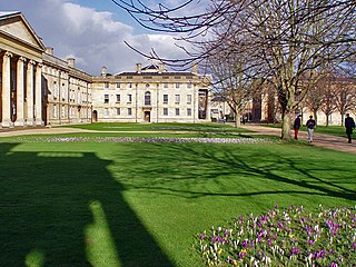 North east view of the lawns outside the chapel.