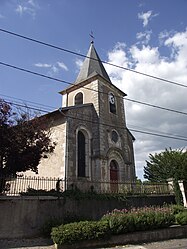 The church in Saulxures-lès-Vannes