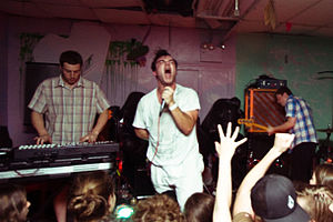 Future Islands performing at Death By Audio in Brooklyn, February 2011