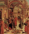 Die Gefangennahme des Hl. Marcus in der Synagoge, Öl auf Leinwand um 1499