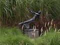 Girl on a Swing (1984), a bronze statue by British sculptor Sydney Harpley