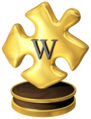 I, User:Quadell, award you this Golden Wiki for your outstanding contributions to the smoking article. Great job! We need more writers like you![5]