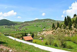 Kladnica village panorama