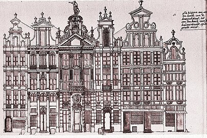 Guildhalls on the Grand-Place, 1729