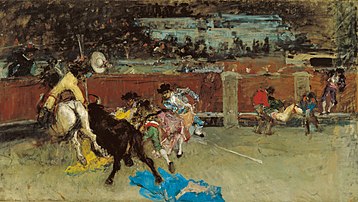Bullfight. Wounded Picador, c. 1867