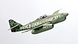 Nachbau einer Me 262 im Flug ILA 2006