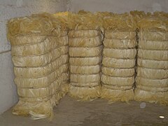 Baled Brazilian sisal fibre