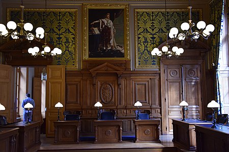 Decoration in Commercial Chamber of the Cour de Cassation