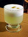 Image 10A pisco sour (from List of cocktails)