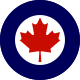 Roundel used 1965–1968, and used by Air Command/current RCAF