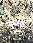 Silver fish plate, Sevso Treasure, Hungary, 4th-5th century