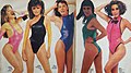 The 1980s beauty ideal was still thin, but toned without being too muscular; thus aerobics became popular. The decade also epitomized over-the-top fashion.[154]