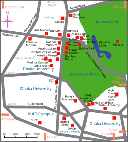 Location of Shahbagh