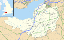 Map showing the location of Eastwater Cavern