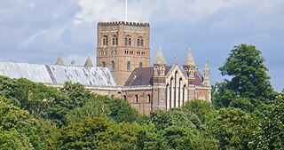 St Albans Cathedral in St Albans