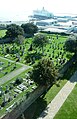 Abbey cemetery from The Grange, Ramsgate