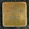 Stolperstein Hanauer Landstraße 1 Mainzer Aron