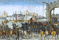 French troops capturing Stettin