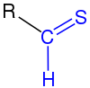 Allgemeine Strukturformel von Thioaldehyden