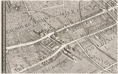 Turgot map of Paris, sheet 13