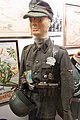 Enlisted "frontkjemper" ("Frontfighter" a Norwegian Waffen-SS volunteer) SS-Mann (private) of the Regiment Nordland, with medals, badges and other memorabilia; Lofoten War Museum, Norway.