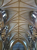 The "Crazy Vaults" of the St. Hugh's choir of Lincoln Cathedral