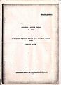 Titelblatt von Lehrmaterial zu den Grundlagen der organischen Chemie von Zoltan Hajos, Universität Veszprém (1953)