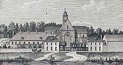 Das Kloster (Stich aus dem Jahr 1837)