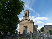 Saint-Etienne's church and old cemetery