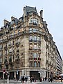 Bank of France building at the corner of Boulevard Raspail and Rue de Sèvres in Paris