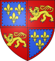 Arms as Duke of Guyenne (1469–1472)