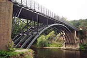 The Coalport Bridge (1818), incorporating three ribs from 1799 and an additional two in 1818