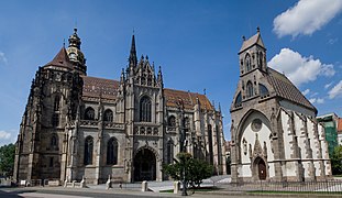 St. Elisabeth Cathedral in Košice is Slovakia's largest church[7]