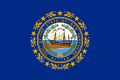 The state flag of New Hampshire. The wreath and stars surrounding the seal (which, keep in mind, is not quite the same as the version of the seal to the left) could also be used in the creation of the new file.