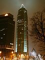 Messeturm at night