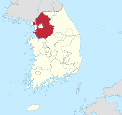 Location of Gyeonggi-do