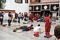 Pilgrims at Jokhang, Lhasa during Monlam