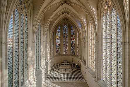 The nave of Sainte-Chapelle de Vincennes (1480–1551)