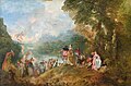 Antoine Watteau: Pilgerfahrt nach Kythera, 1717, Louvre, Paris