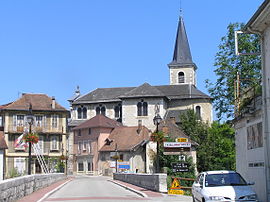 The church in Les Échelles