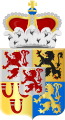 Limburger Löwe im Herzschild des Wappens der niederländischen Provinz Limburg