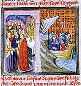 14th century depictions of marriage of Louis and Eleanor
