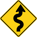 W1-5R Winding road (right)