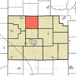 Location of Owen Township in Clinton County