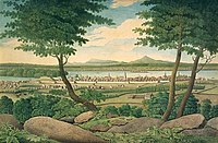 Montreal, last work, panorama of Montreal (1812)