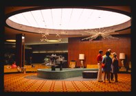 The Nevele hotel lobby, Ellenville, 1978